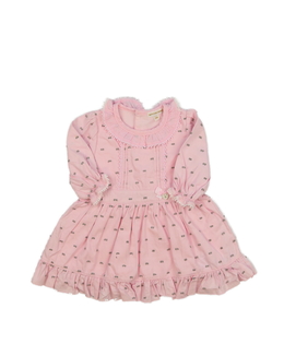 Růžové společenské šaty  Mintini Baby 