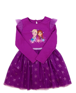 Fialové tylové krásné šaty Frozen Disney Primark 