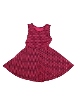 Růžovo-černé letní šaty Primark 