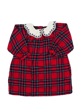 Červené šaty s límečkem Primark 