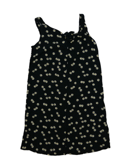 Černé lehké květinové šaty Primark 
