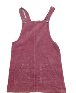 Růžové manšestrové šaty Primark 