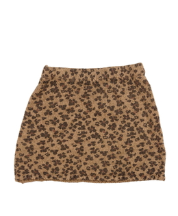 Hnědá vzorovaná teplá sukně Primark 