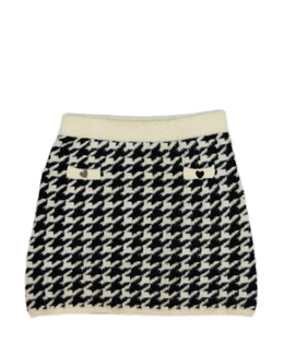 Světlá žinylková teplá sukně River Island 