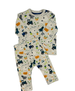 Šedý set s motivem farmy Nutmeg