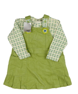 Nové zelené květinové šaty a body Next