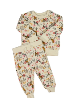 Krémová teplákovka se zvířátky Primark 