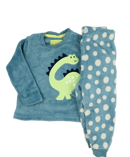 Modrý hebký set s dinosaurem Primark 