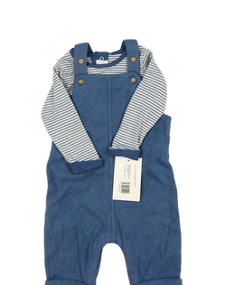 Nové modré lacláče a pruhované body 