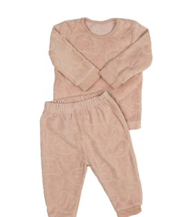 Růžový teplejší set s medvědy George