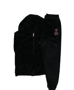 Černá semišová teplákovka Firetrap 