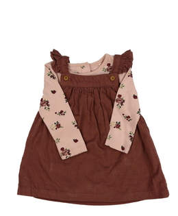 Růžové šaty a body Tu