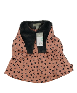 Nové růžové šaty a šedá vesta Primark 