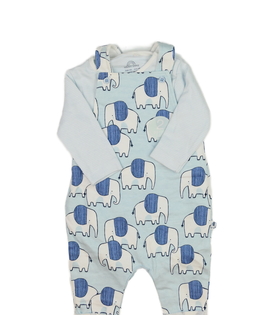 Modrý overal se slony a body Next