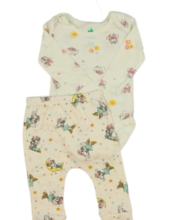 Krémové body a legíny Minnie Disney 