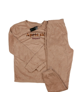 Nová růžová teplá semišová teplákovka 