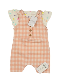 Nový růžový overal a světlé body George