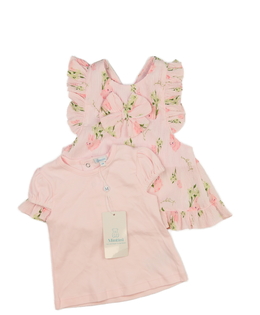 Nový růžový zdobný set 2 ks 