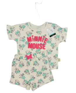 Nové světlé letní triko a kraťasy Minnie Disney Ge