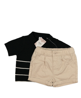 Nové teplé triko a hnědé kraťasy M&S