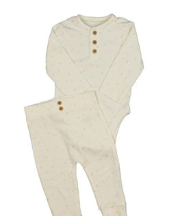 Krémové legíny a body s hvězdami George