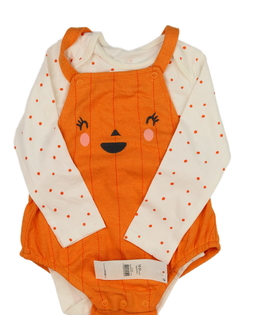 Nový oranžovo-krémový set 2 ks George