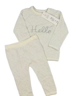 Nové světlé legíny a svetřík F&F