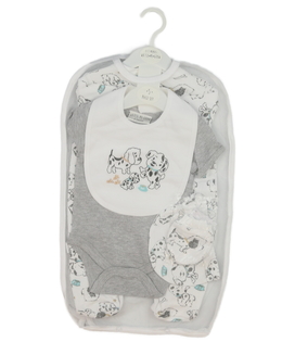 Nový set pro chlapečka 5 ks s pejsky v síťovině