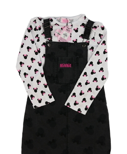 Nové šedé šaty a bílé triko Minnie Disney Primark