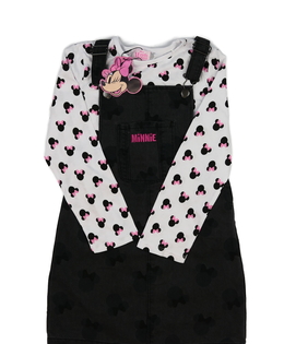 Nové šedé šaty a bílé triko Minnie Disney Primark