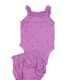 Fialový květinový set 2 ks George