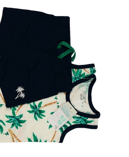 Nové tílko a kraťasy s palmami Primark 