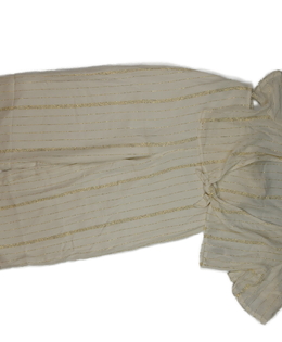 Krémový letní set crop halenka a kalhoty River Isl