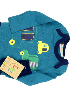 Nové modré body s ponožkami 