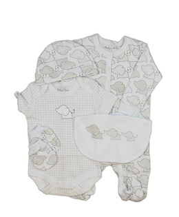 Dárkový set 5 druhů pro miminko chlapečka se slony