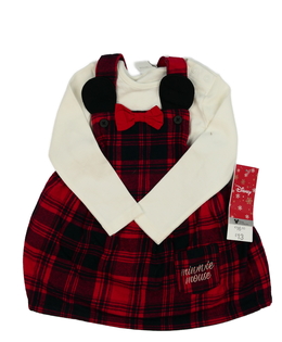 Nové bílé body a červené tmavé šaty Minnie Disney 