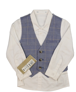 Nový společenský set košile a vesta M&S