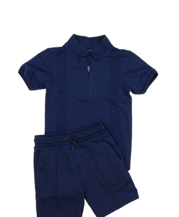 Tmavě modré triko a kraťasy George