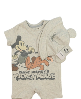Nový šedý overal a klobouk Mickey Disney George