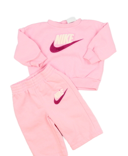 Růžová teplákovka Nike 