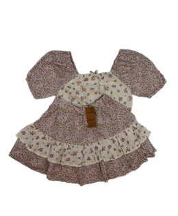 Nový květinový crop top a sukně Next