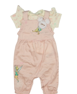 Nové krémové triko a růžový overal Disney Primark 