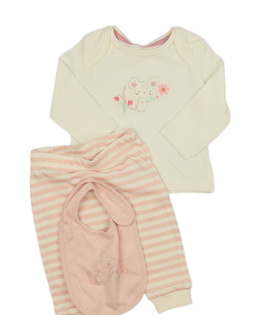 Světlý set triko, legíny a bryndák Mothercare