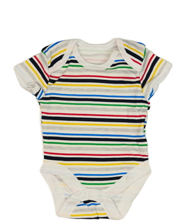 Bílé body s barevnými pruhy Primark