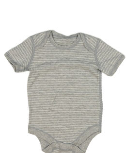 Šedé pruhované body 