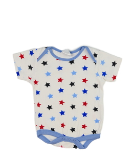 Bílé body s hvězdami