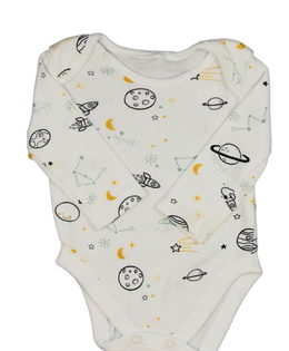 Bílé body s vesmírným motivem George