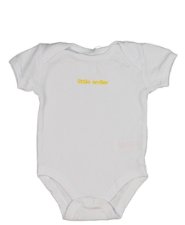 Bílé body s nápisem