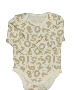 Krémové body s číslicemi 