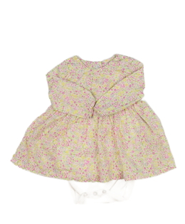 Květinové šatové body Mothercare